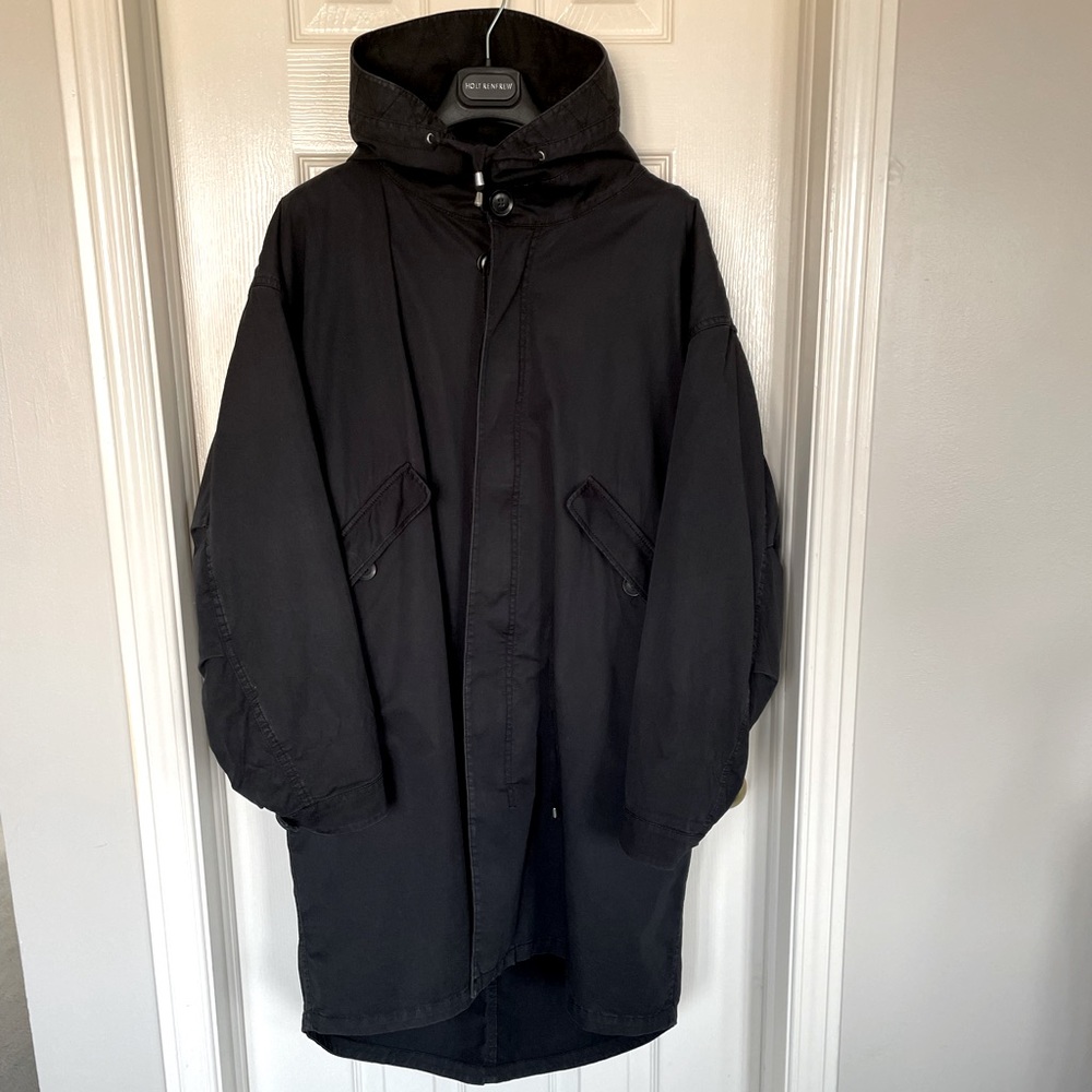 & other stories Oversized Cotton Spring Parka with warm lining